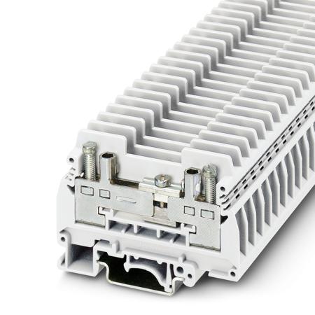 3057364 Phoenix Contact URTK/S-IB WH Series White Disconnect Terminal Block, 6mm², 1-Level, Screw Termination