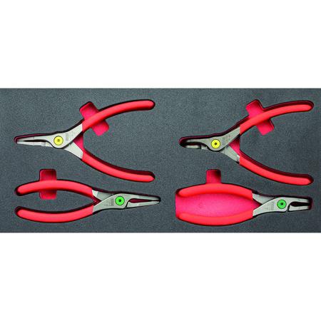 U05190937 Usag 4 Piece Automotive Tool Kit Tool Kit with Tray