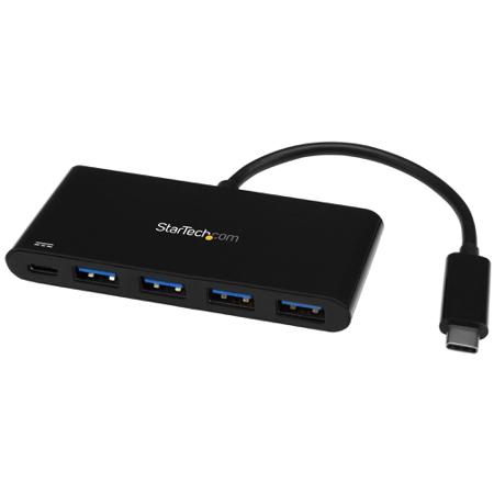 HB30C4AFPD StarTech.com 4 Port USB 3.0 USB A, USB C  Hub, USB Powered, 93 x 40 x 11mm