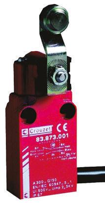 83873301 Crouzet Lever Limit Switch, NO/NC, IP66, IP67, Metal Housing, 30V ac Max, 100mA Max