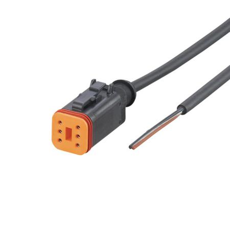 E12549 ifm electronic Female 1 way Deutsch to Unterminated Actuator/Sensor Cable, 1 m