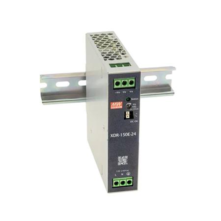 XDR-150E-24 Sundstrom XDR-150E DIN Rail Power Supply, 85 To 264V ac ac, dc Input, 24V dc Output, 5.2 To 6.5A Output, 124.8 To 156W