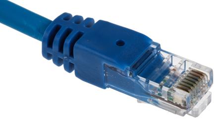 791-7081 30m Straight Through Cat6 Cable Assembly, UTP Blue LSZH