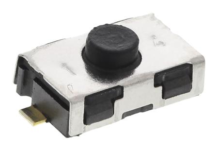KSR214G LFG C & K IP50 Button Tactile Switch, SPST 50 mA @ 32 V dc 0.8mm