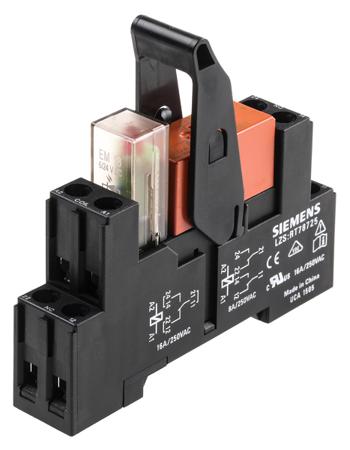 LZS:RT4A4L24 Siemens LZS Series Coupling Relay, Plug In, 24V dc Coil, DPDT, 2-Pole
