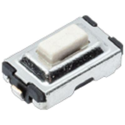 PTS636SM43SMTRLFS IP40 Silver Hard Actuator Tactile Switch, SPST 50 mA Surface Mount