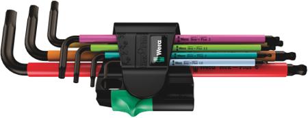 05022534001 Wera L Shape Long Arm Hex Key Set 7 pieces