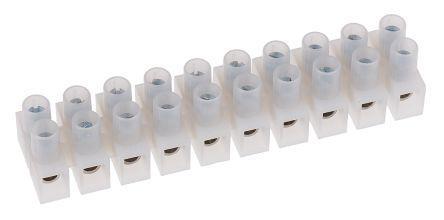 1-1776293-0 TE Connectivity Terminal Strip, 10 Way/Pole, Screw Terminals, 26 → 12 AWG Screw, 250 V