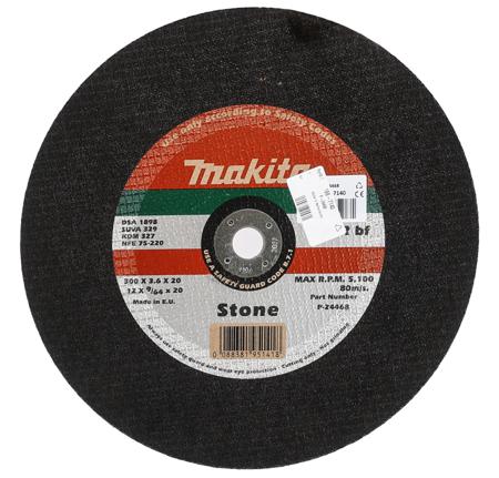 P-24468 Makita Aluminium Oxide Cutting Disc, 300mm x 3mm Thick, Coarse Grade, P80 Grit, 1 in pack