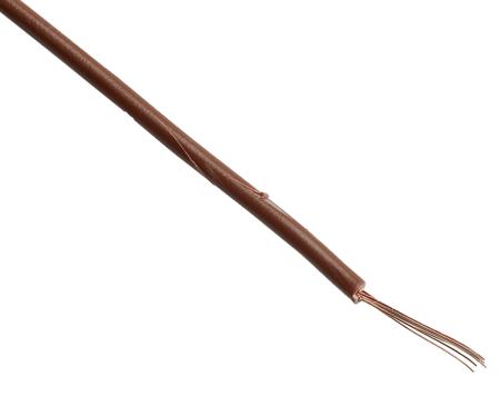 361-664 RS Pro Brown, 100m PVC 2491X Equipment Wire, 0.75 mm² CSA , 450/750 V ac 18 AWG