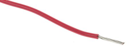 873-9933 RS PRO Red 0.2mm² Hook Up Wire, 24 AWG, 11/0.16 mm, 100m, PVC Insulation