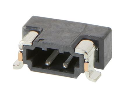 214721-0020 Molex Zero-Hachi Series Right Angle Surface PCB Header, 2 Contact(s), 0.8 mm Pitch, 1 Row, Shrouded