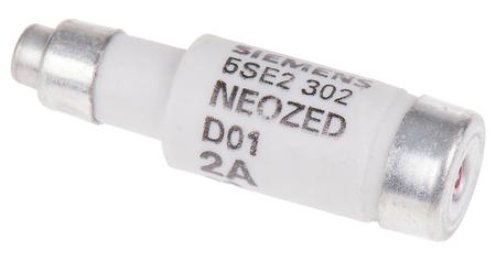 5SE2302 Siemens 2A D01 Neozed Fuse, gG, 400V ac