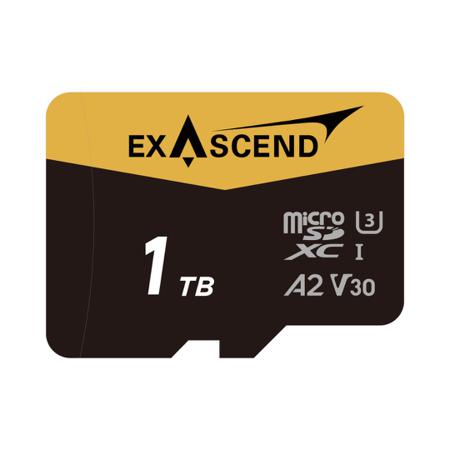 EX1TUSDU1 Exascend 1 TB MicroSDXC Micro SD Card, A2, Class 10, UHS-1 (U3), V30