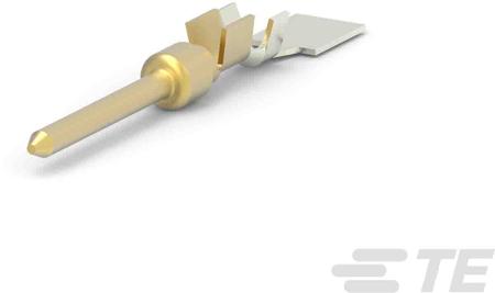 66506-4 TE Connectivity, AMPLIMITE HDP-20 Series, size 20 Male Crimp D-sub Connector Contact Pin, 24 → 20 AWG
