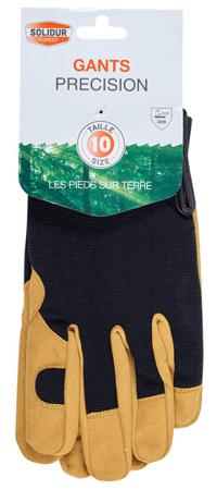 FRMAGF-T8 Solidur FRMAGF Black, Yellow Nylon, Polyurethane Gloves, Size 8