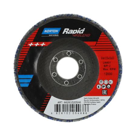 66261020546 Norton Nex Zirconium Oxide Blending Disc, 114.3mm x 12mm Thick