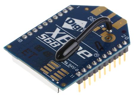 XB2B-WFWT-001 Digi International  3.14 to 3.46V WiFi Module, 802.11b/g/n SPI, UART