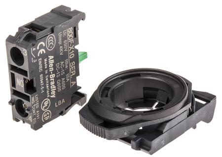 800F-PX10 Allen Bradley 800F Series Contact Block, 600V, 1NO