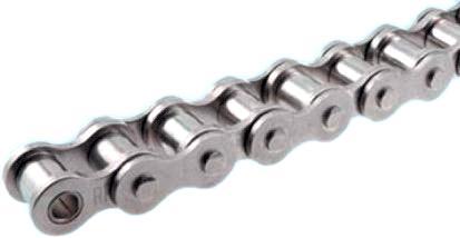 455RF Wippermann 06B-1 Stainless Steel Roller Chain, Simplex Strands, 5m Long , 9.525mm Pitch