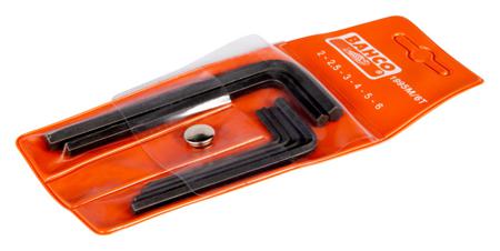 1995M/6T Bahco 6 piece, 2.5 mm, 2 mm, 3 mm, 4 mm, 5 mm, 6 mm