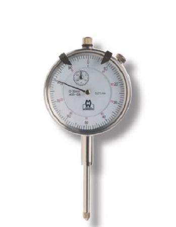 MW400-08 Moore & Wright  Dial Indicator, 0 → 30 mm Measurement Range, 0.01 mm Resolution , ± 0.035 mm Accuracy