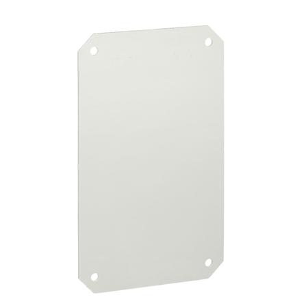 NSYPMA3672G Schneider Electric PanelSeT Series Polyester Mounting Plate for Use with PLS Box, 26.77 x 26.8 x 14.2in