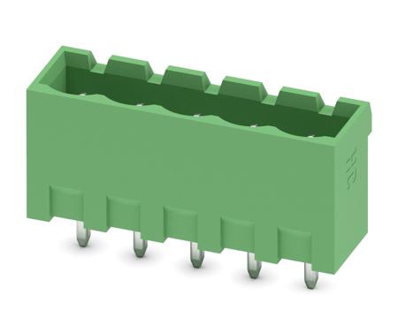 1924224 Phoenix Contact, 5.0mm Pitch, MSTBVA 2.5 HC/ 5-G, 5 Way, Pluggable Terminal Block, Header, Solder Termination,