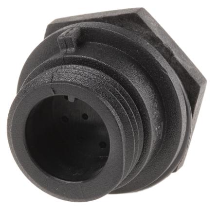 PX0412/10P Bulgin Circular Connector, 10 Contacts, Front, Miniature Connector, Plug, Male, IP68, Buccaneer 400 Series