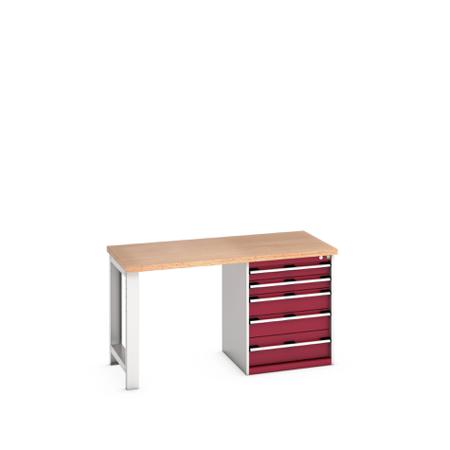 41003133-24V Bott 41003133.24V Sheet Steel Workbench, 840mm x 750mm x 1500mm