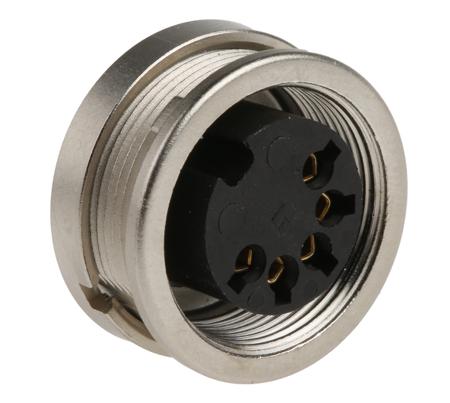 KFV-50 Lumberg KFV Series, 5 Pole Din Socket Socket, DIN EN 60529, 5A, 60 V ac IP40