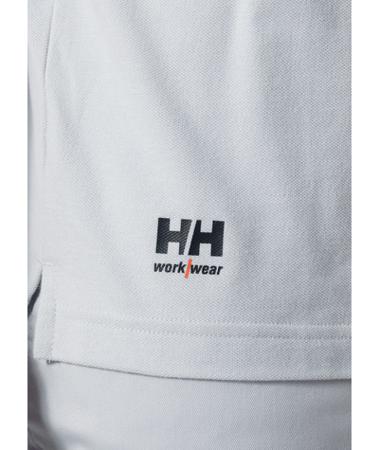 79167_910-M Helly Hansen Classic Grey 100% Cotton Polo Shirt, UK- M, EUR- M