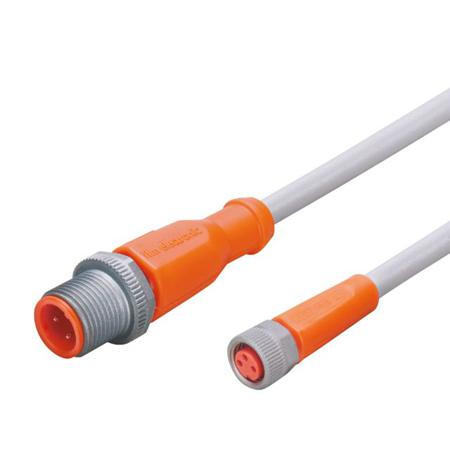 EVW079 ifm electronic Straight Male 1 way M12 to Straight Female 1 way M8 Sensor Actuator Cable, 1.5m