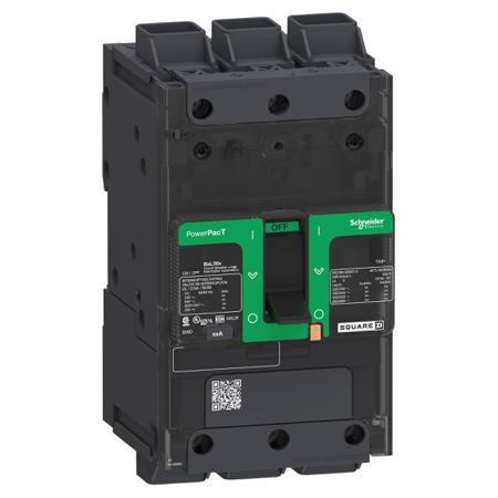 BGL36125LU Schneider Electric, PowerPact Circuit breaker 3P 125A, Breaking Capacity 18 kA, Screw Mount