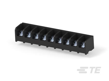 2-1437653-5 TE Connectivity Barrier Strip, 9 Contact, 9.53mm Pitch, 1 Row, 5 A, 25 A, 300 V, 600 V
