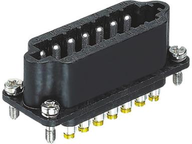 09700142614 HARTING Heavy Duty Power Connector Insert, 10A, Female, Staf Series, 14 Contacts