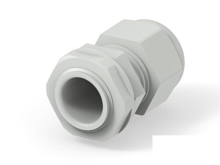 1SNG626151R0000 1SNG Series Light Grey PA 6 Cable Gland, PG11 Thread, 5mm Min, 10mm Max, IP66, IP68