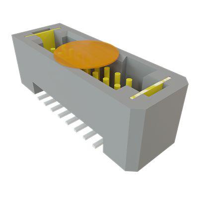 TFM-108-02-S-D-WT-K-TR Samtec TFM Series Vertical Surface Mount PCB Header, 16 Contact(s), 1.27mm Pitch, 2 Row(s), Shrouded