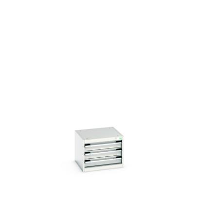 40010009.16V Bott 3 Cabinet, Steel, 400mm x 525mm x 525mm, Light Grey
