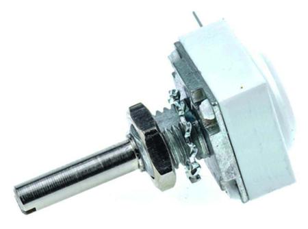 14810F0GJSX10502KA Vishay 148 Series Conductive Plastic Potentiometer with a 6.35 mm Dia. Shaft, 5kΩ, ±10%, 0.5W, ±1000ppm/°C