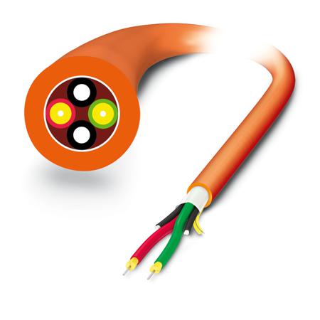 2799885 Phoenix Contact Unterminated to Unterminated Duplex Duplex Fibre Optic Cable, 2.2mm, Orange, 1m