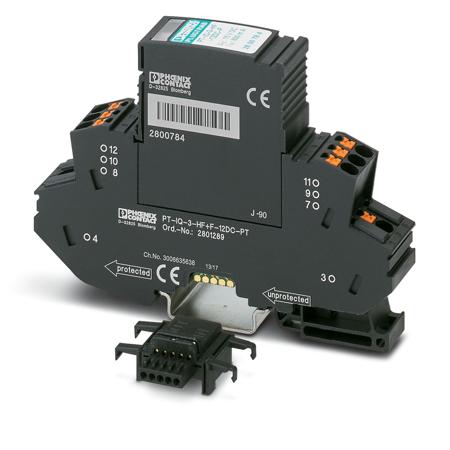 2801289 Phoenix Contact Surge Protector, DIN Rail Mount