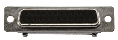 L17DBFRA25S Amphenol Communications Solutions DFR 25 Way Right Angle Cable Mount D-sub Connector Socket, 2.77mm Pitch