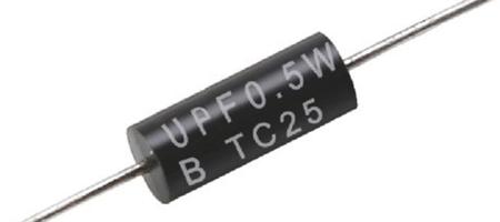 UPF50B10KV TE Connectivity UPF50 Series Axial Fixed Resistor 10kΩ ±0.1% 0.5W ±5ppm/°C