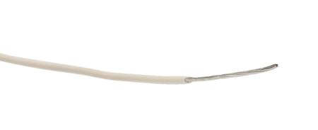 6712 WH001 Alpha Wire Ecogen Ecowire Series White 0.2 mm² Hook Up Wire, 24 AWG, 7/0.20 mm, 305m, MPPE Insulation,