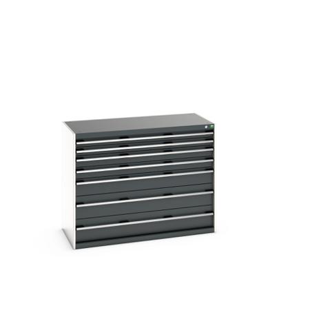40022125-19V Bott 7 Cabinet, Steel, 1000mm x 650mm x 1300mm, Grey
