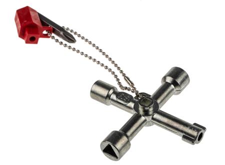 841-7005 RS Pro Cabinet Key Aluminium
