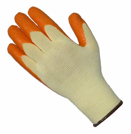 LN632-09 RS PRO Orange Latex Good Dexterity Work Gloves, Size 9, Large, Latex Coating