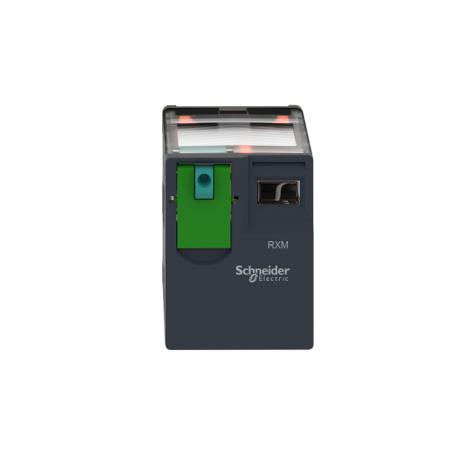 RXM2AB1BD Schneider Electric DPDT Non-Latching Relay Plug In, 24V dc Coil, 12 A