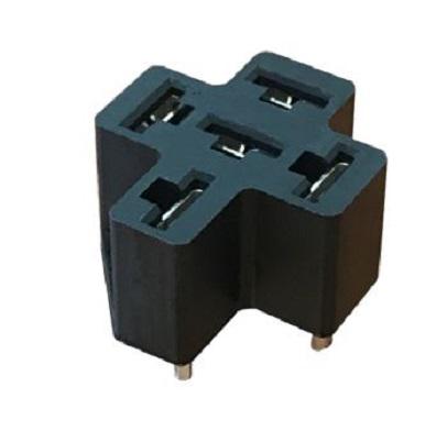 DZ85AB-5-PCB Durakool DZ 5 Pin PCB Mount Relay Socket, for use with Mini-ISO Relays